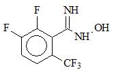 2,3-二氟-N-羥基-6-三氟甲基苯甲脒；
2,3-Difluoro-N-hydroxy-6-(trifluoromethyl)benzenecarboximidamide；
DFAO
